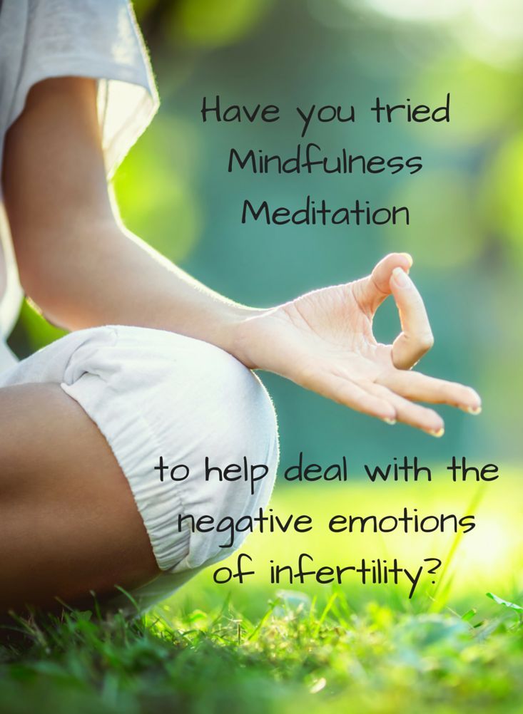 mindfulness per l'infertilità